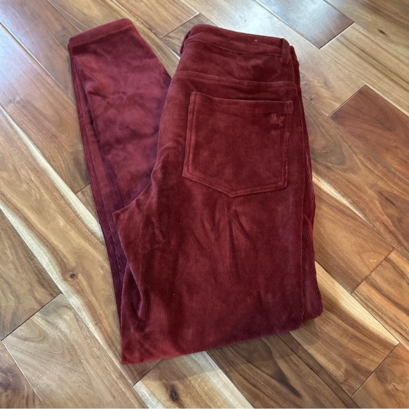Grace & Lace Pants - GRACE AND LACE HAPPY PANT CORDUROYS - WINE. Size 12